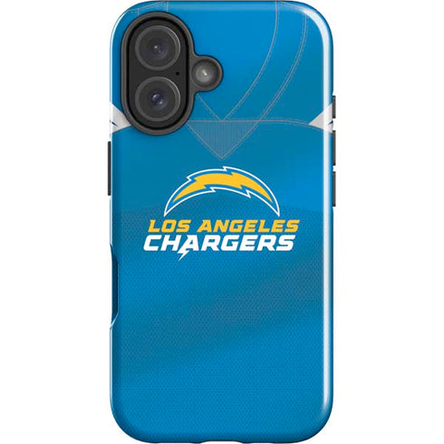 NFL Los Angeles Chargers Team Jersey iPhone 16 Plus Impact Case